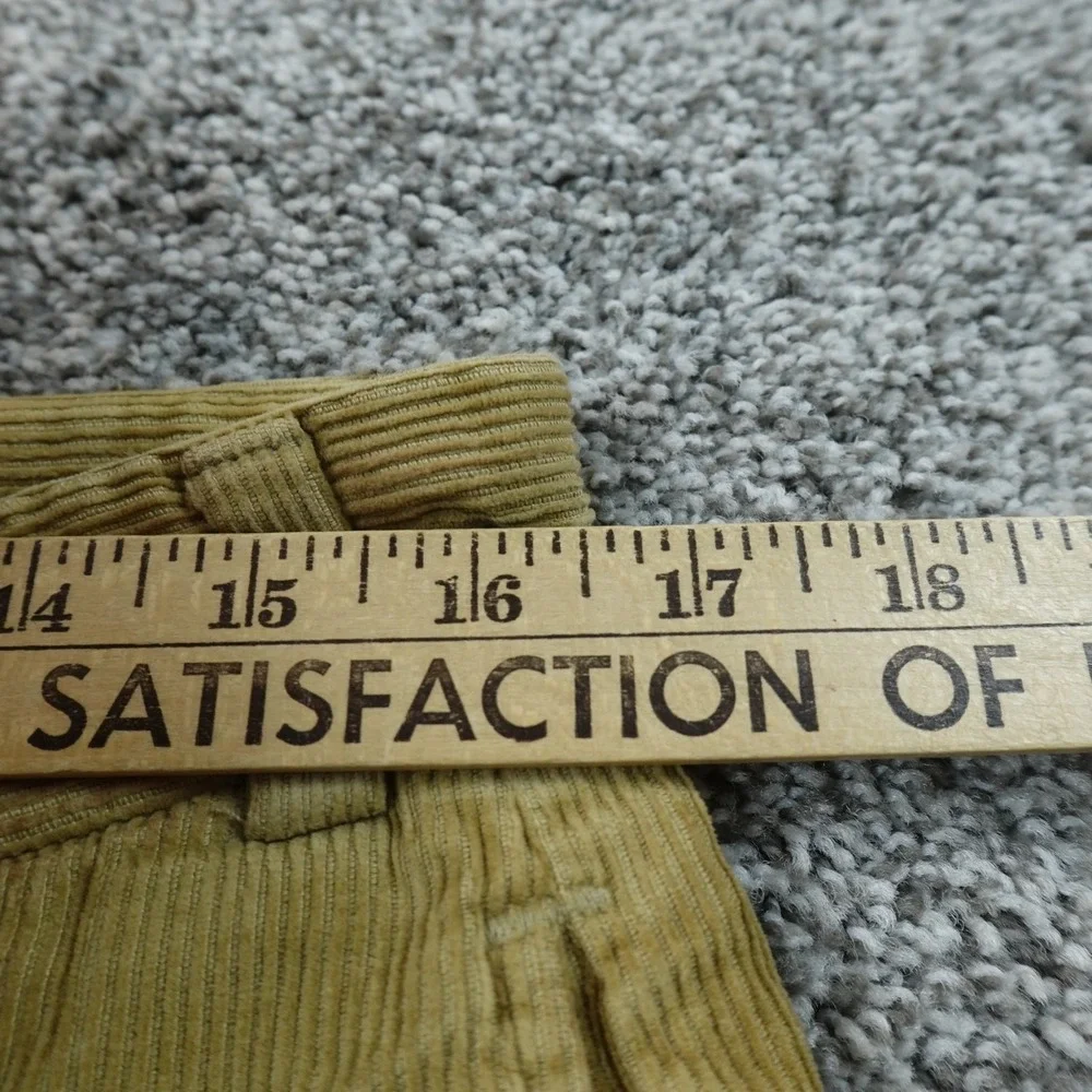 Bills Khakis Pants Mens 33X31 Beige Brown Corduroy M2 Chino Trouser Flat Front